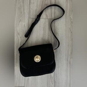 Versace cross body leather bag